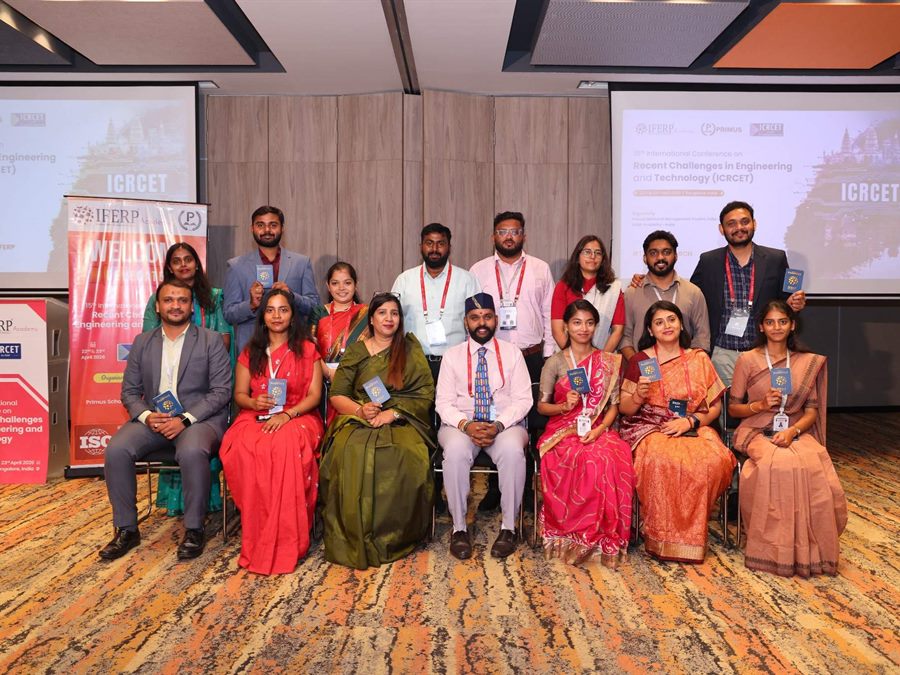 Presenting authors and session chairs after the technical session