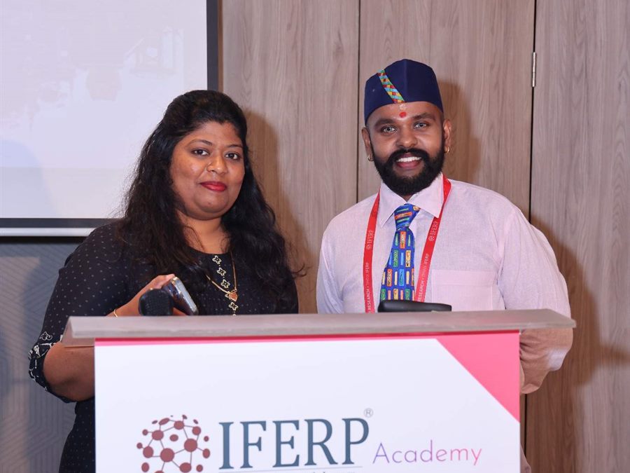 Speakers at the IFERP and ICRCET podium