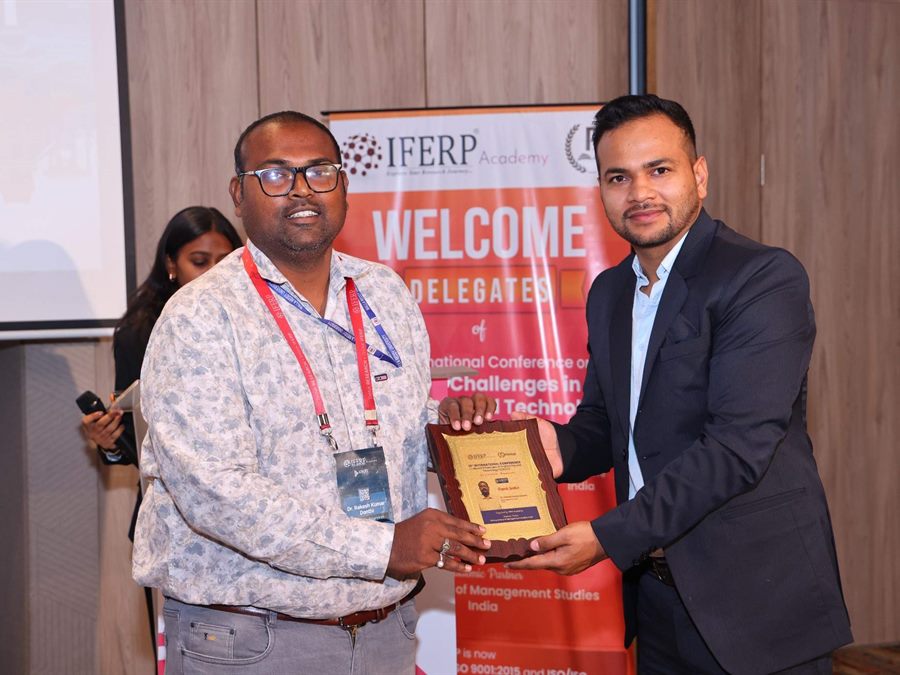 Memento presented to a participating delegate