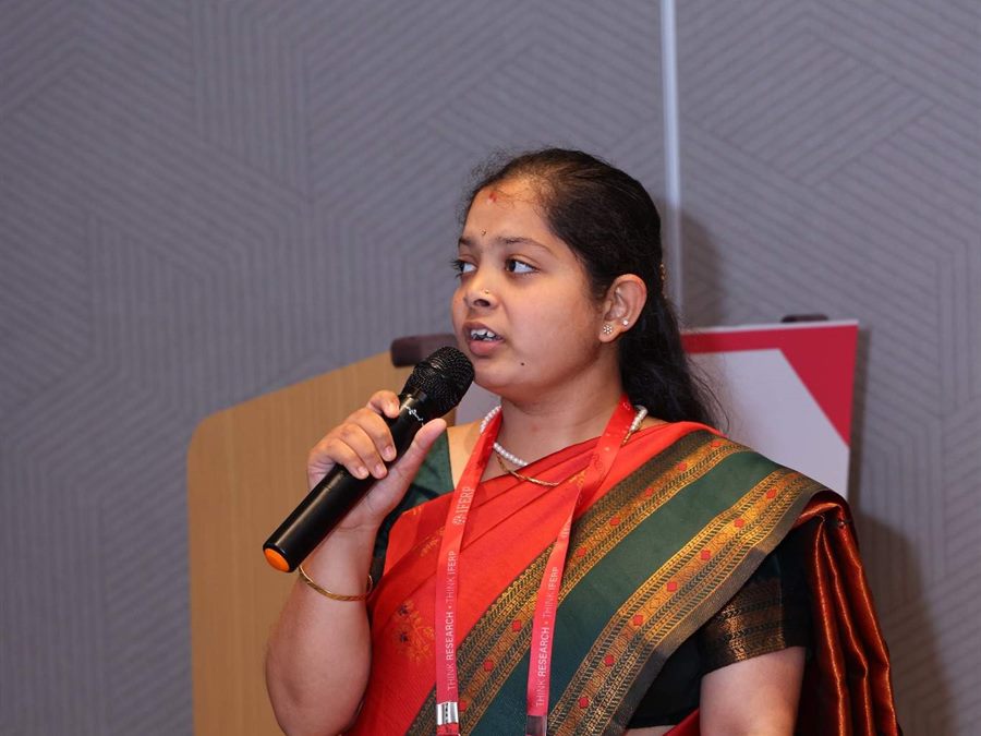 Keynote address from the conference podium