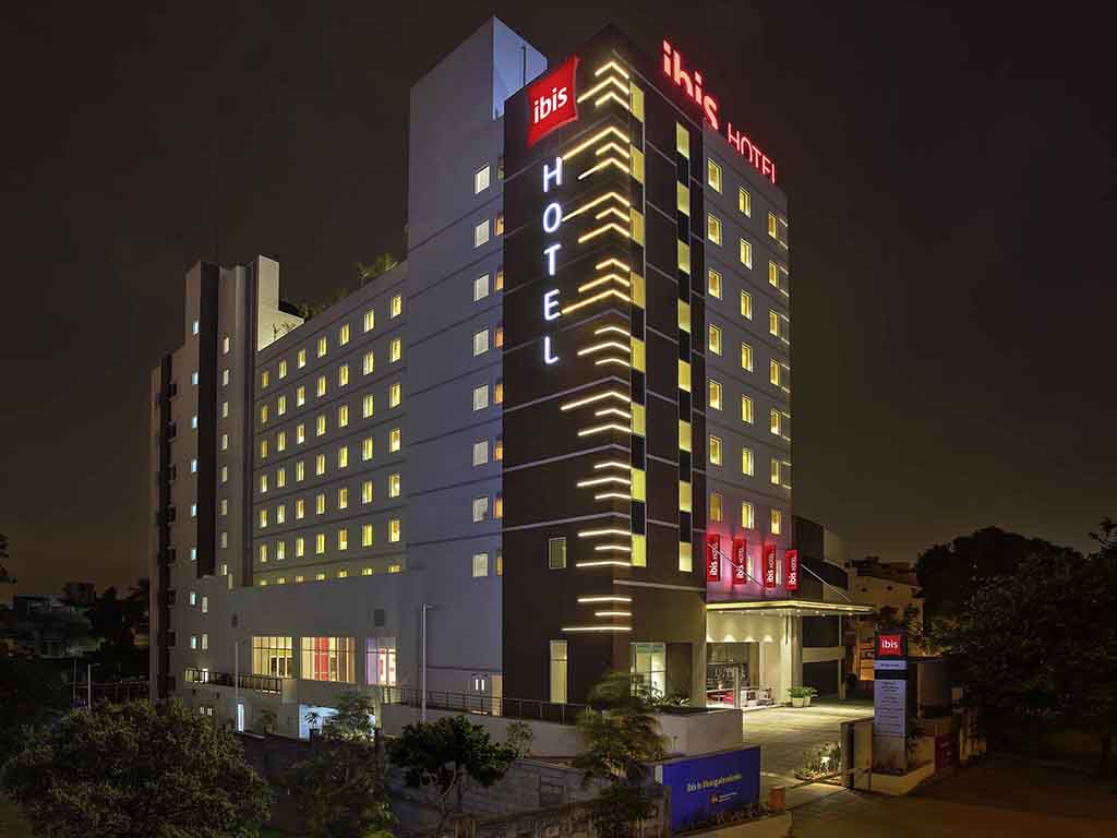 Ibis Bengaluru Hebbal at night