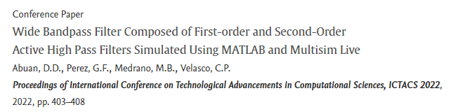 Scopus record of a paper published from a past IFERP conference