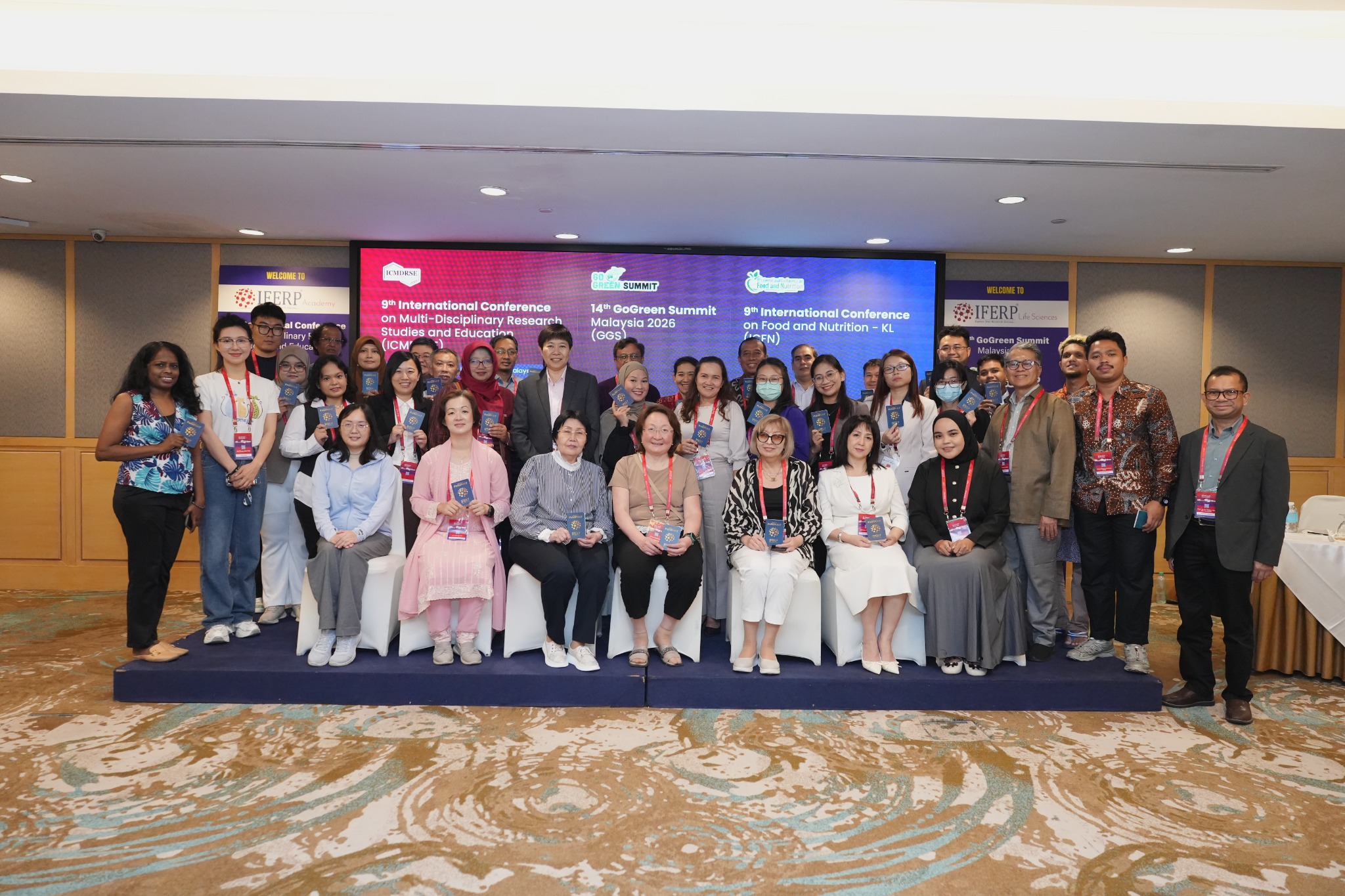 Delegates at an IFERP international conference